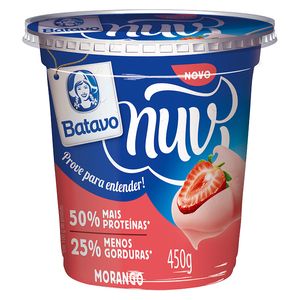 Creme Queijo Batavo Nuv Quark Morango 450g