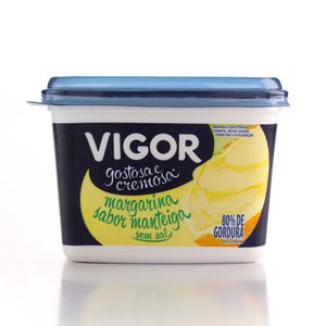 Margarina Vigor 80% sem Sal 500g