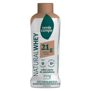 Iogurte Verde Campo Natural Whey21 Pasta de Amendoim 250g