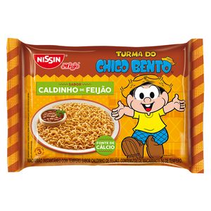 Macarrão Instantâneo Nissin Chico Bento Caldo Feijão Suave 75g