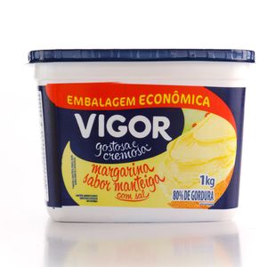 Margarina Vigor 80% Lipídios com Sal 1kg