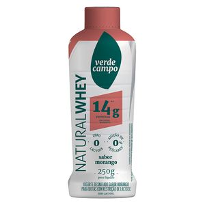 Iogurte Verde Campo Natural Whey14 Morango 250g