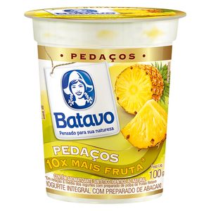 Iogurte Batavo com Pedaços Frutas Abacaxi 100g