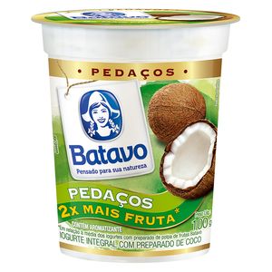 Iogurte Batavo com Pedaços Frutas Coco 100g