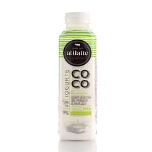 Iogurte Líquido Ati Latte Desnatado Coco Garrafa 500g