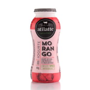 Iogurte Líquido Ati Latte Integral Morango Garrafa 180g