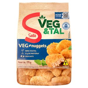 Nugget's Sadia Veg & Tal Vegetais 275g