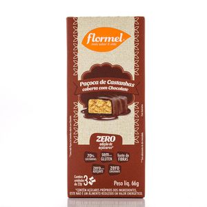 Doce Flormel Paçoca Zero Castanha com Chocolate 66g