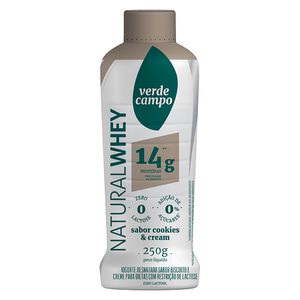 Iogurte Verde Campo Natural Whey14 Cookies Cream 250g