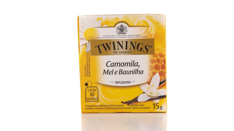 Ch Twinings Camomila Mel e Baunilha 15g Covabra