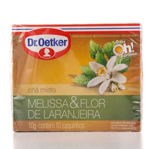 Chá Dr.Oetker Misto Melissa & Flor de Laranja 10g