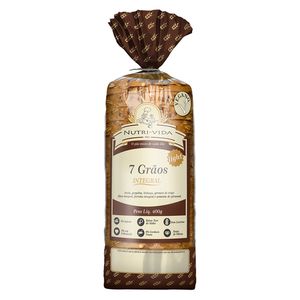 Pão de Forma Nutri Vida Integral Vegano 7 grãos 400g
