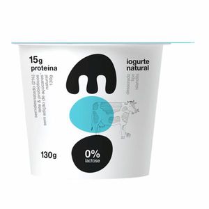 Iogurte Moo Skyr 14g  Proteína Zero Lactose Natural 130g