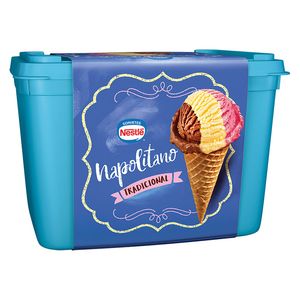 Sorvete Nestlé Retro Napolitano Tradicional 1,5lt