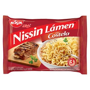 Macarrão Instantâneo Nissin Lamen Costela 85g