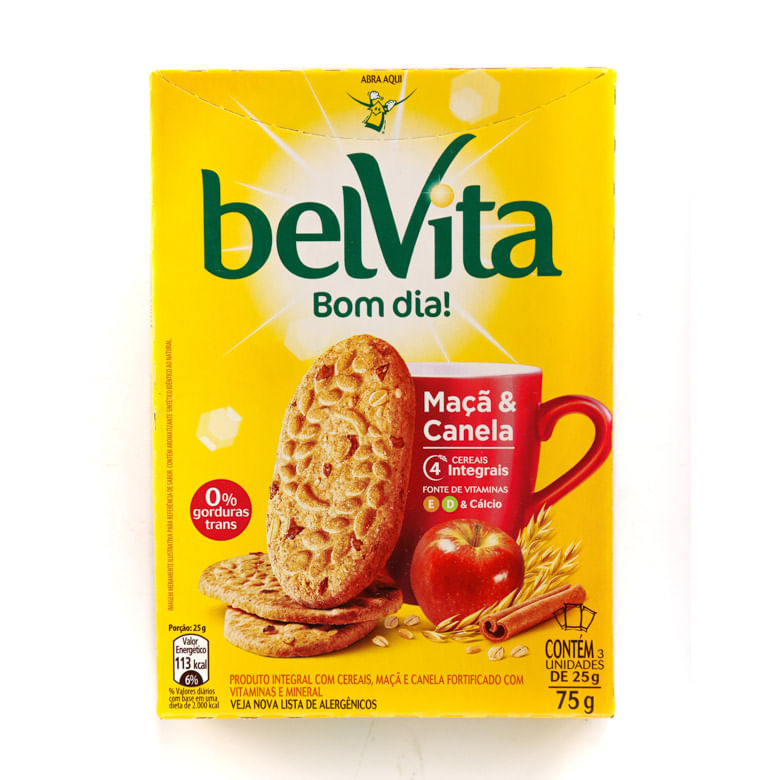 Biscoito Belvita Mel e Cacau 75g - Covabra