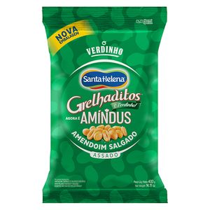 Amendoim Santa Helena Grelhaditos sem Pele 400g