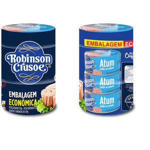 Atum Robinson Crusoé Sólido ao Natural Pack com 3 170g
