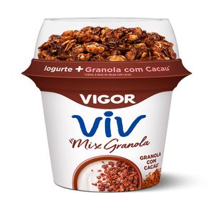 Iogurte Mix Vigor Viv Granola + Cacau 140g