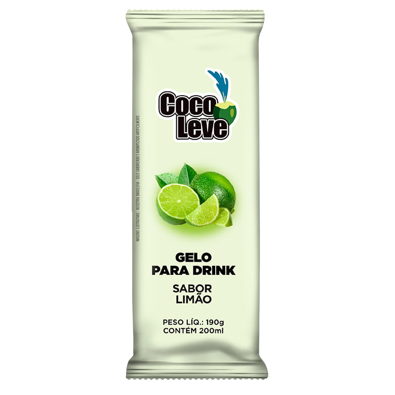 Gelo Coco Leve Limão 190g - Covabra
