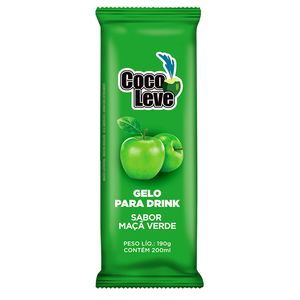 Gelo Coco Leve Maça Verde 190g