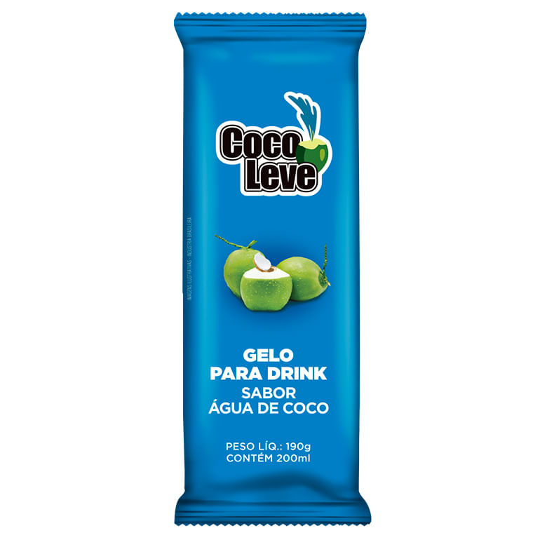Gelo Coco Leve Limão 190g - Covabra