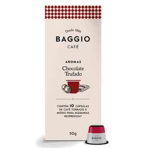 Café Baggio Aromas Chocolate Trufado com 10 Cápsulas 50g