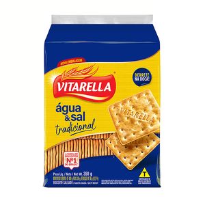 Biscoito Vitarella Tradicional Água e Sal  350g