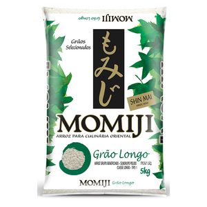 Arroz Camil Grão Longo Momiji Verde 5kg