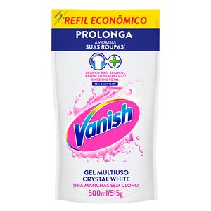 Alvejante Vanish Gel Multiuso sem Cloro White Sachê 500ml