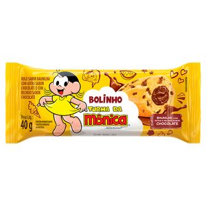 Bolinho Turma da Mônica Baunilha com Gotas de Chocolate 40g