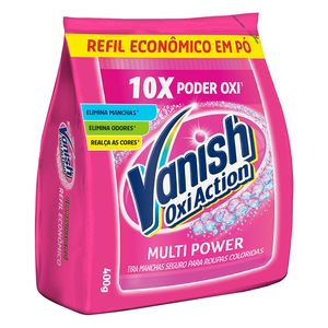Alvejante Vanish Poder Oxi-Action Pó Pink Refil 400g