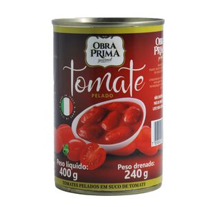 Tomate Pelado Obra Prima 400g