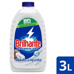 Lava Roupas Brilhante Líquido Delicadeza Total 3l