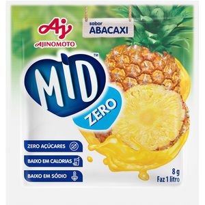 Refresco em Pó Mid Zero Abacaxi 8g