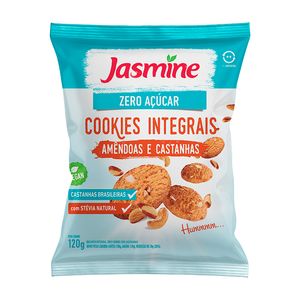Cookies Jasmine Zero Amêndoas e Castanha 120g