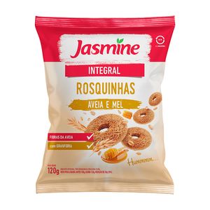 Rosquinha Jasmine Integral Aveia e Mel 120g