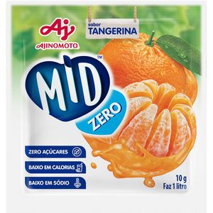 Refresco em Pó Mid Zero Tangerina 10g
