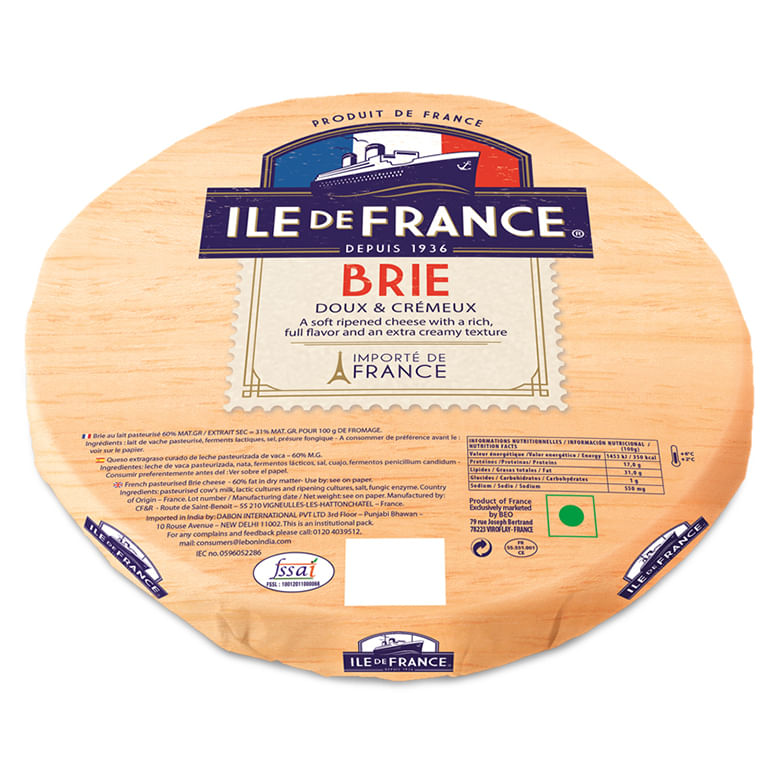 Queijo Brie Ile De France kg Covabra