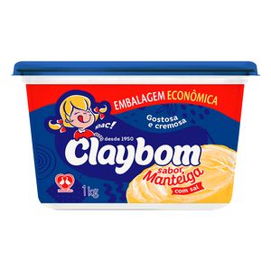 Margarina Claybom Sabor Manteiga com Sal 1kg