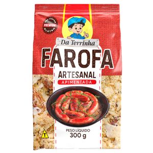 Farofa Mandioca Da Terrinha Artesanal Apimentada 300g
