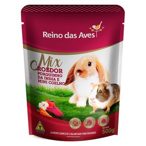 Alimento para Porquinho Índia & Mini Coelho Gold Mix Premium 500 g