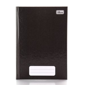 Caderno Brochura Tilibra Pepper Preto 1/4 com 80 Folhas