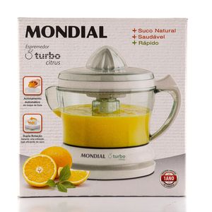 Espremedor Mondial Turbo Branco E01 127V