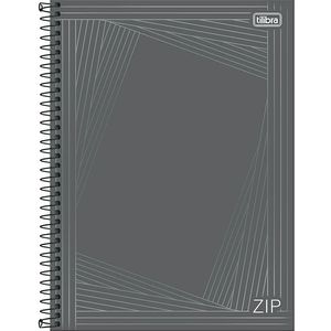 Caderno Universitário Tilibra Capa Dura Zip 1 Matéria 80 Folhas