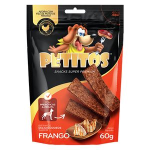 Snacks Petitos Bifinho Frango 60 g