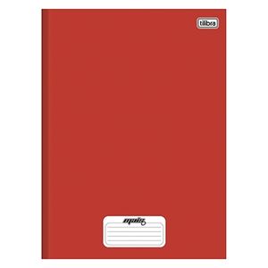 Caderno Universitário Tilibra Costurado D+ Vermelho 96 Folhas