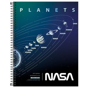 Caderno Universitário Tilibra Capa Dura Nasa 10 Matéria 160 Folhas 1un
