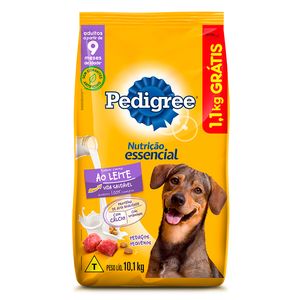 Alimentos para Cães Pedigree Adulto Nutrição Essencial Leite Leve 10.1 Pague 9kg