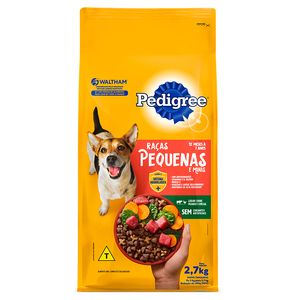 Alimento para Cães Pedigree Adulto Raças Pequenas 2,7kg